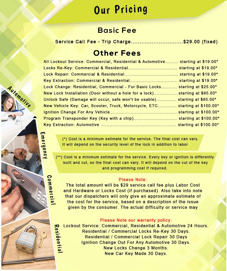 Safe Key Locksmith Service San Diego, CA 619-824-3411